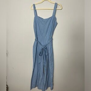 NWOT GAP Light Blue Denim Jumpsuit